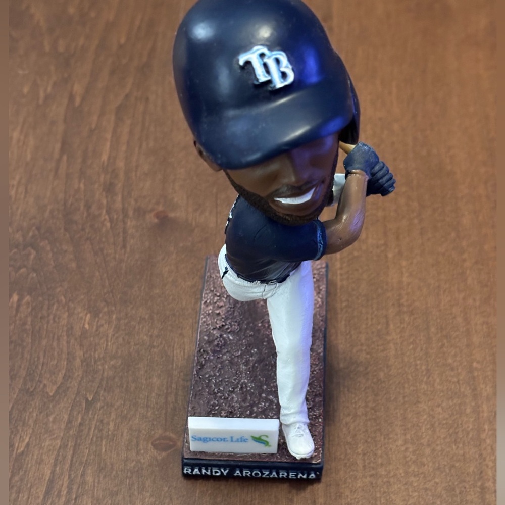 Baseball Player Bobblehead Figurine - Navy and White